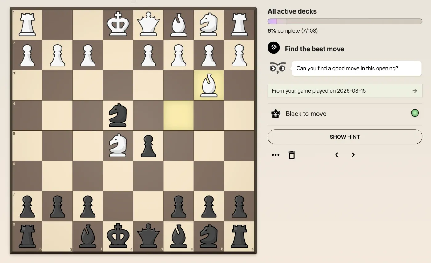 Solving a flashcard puzzle taken from one of your own games
